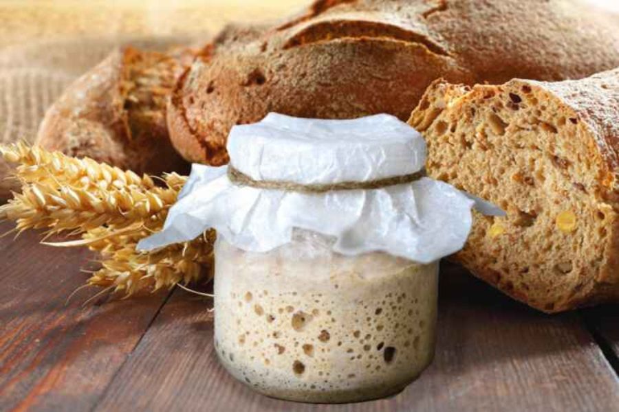 Vase pentru copt pâine cu maia