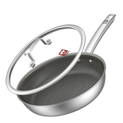 Poza cu Tigaie fără suprefețe chimice, 28cm,Kobach, Lotus Nano