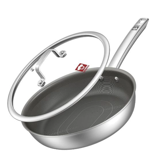 Poza cu Tigaie fără suprefețe chimice, 28cm,Kobach, Lotus Nano