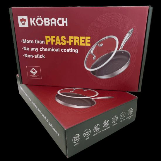 Poza cu Tigaie fără suprefețe chimice, 28cm,Kobach, Lotus Nano